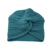 Cross Wrap Knitted Bonnet Hat-Hats-Arimonz-Blue-Arimonz