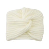 Cross Wrap Knitted Bonnet Hat-Hats-Arimonz-White-Arimonz