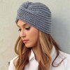 Cross Wrap Knitted Bonnet Hat-Hats-Arimonz-Arimonz