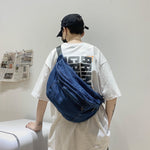 Crossbody Bag Shoulder Bag Denim Women Large Capacity Messenger Bag-Handbags-Arimonz-Arimonz