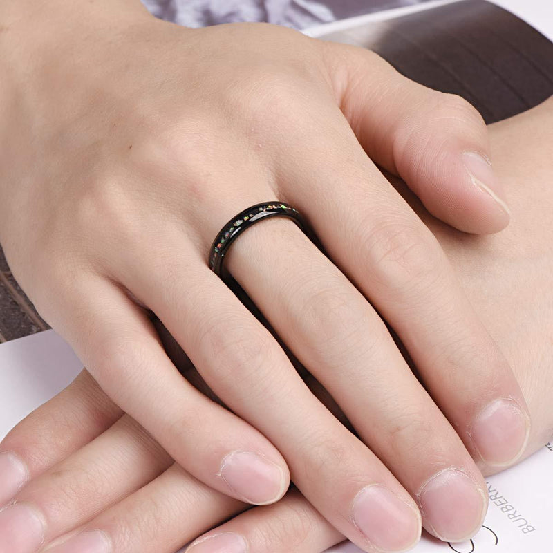 Crushed Fire Opal Ring-Rings-Arimonz-Arimonz
