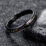 Crushed Fire Opal Ring-Rings-Arimonz-Arimonz