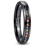 Crushed Fire Opal Ring-Rings-Arimonz-Arimonz