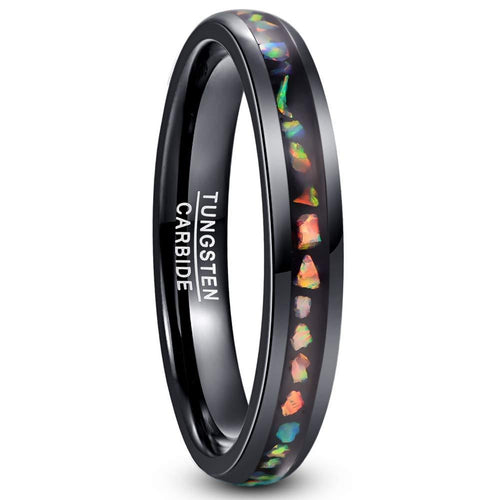 Crushed Fire Opal Ring-Rings-Arimonz-Arimonz