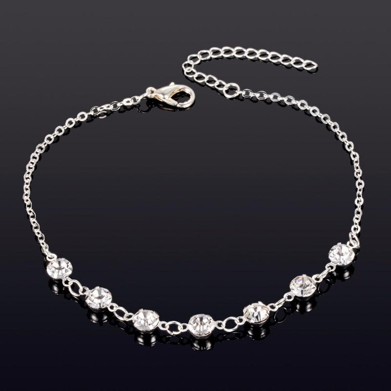 Crystal Anklets For Women Boho Anklet Strap Bracelet on the Leg-Anklets-Arimonz-Arimonz