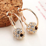 Crystal Ball Earrings-Earrings-Arimonz-Arimonz