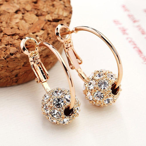 Crystal Ball Earrings-Earrings-Arimonz-Arimonz