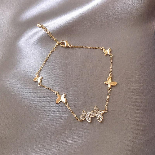 Crystal Butterfly Bracelet-Braceletes-Arimonz-Arimonz