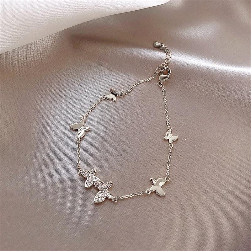 Crystal Butterfly Bracelet-Braceletes-Arimonz-Arimonz