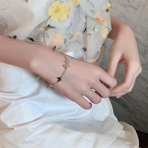 Crystal Butterfly Bracelet-Braceletes-Arimonz-Arimonz