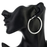 Crystal Earrings Hoops-Earrings-Arimonz-Arimonz