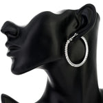 Crystal Earrings Hoops-Earrings-Arimonz-Arimonz