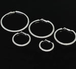 Crystal Earrings Hoops-Earrings-Arimonz-3cm/1.18inch-Arimonz
