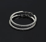 Crystal Earrings Hoops-Earrings-Arimonz-Arimonz