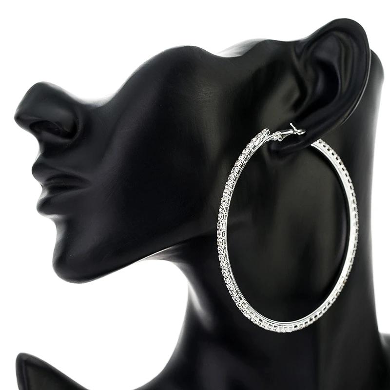 Crystal Earrings Hoops-Earrings-Arimonz-Arimonz