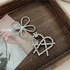 Crystal Flower Shape Hair Clip Pin Women Shiny Rhinestone Hair Clip-Hair Accessories-Arimonz-Arimonz