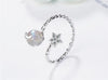 Crystal Heart Fashionable Ring Personality Women Resizable Ring-Rings-Arimonz-Arimonz
