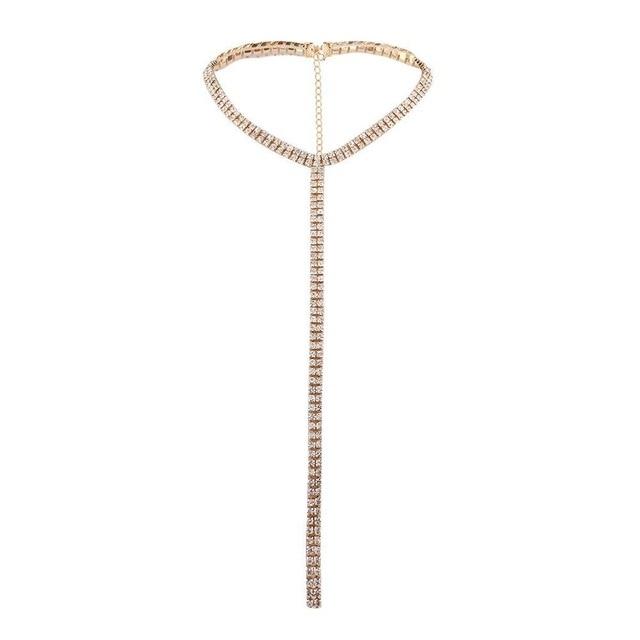 Crystal Luxury Statement Choker Necklace-Necklaces-Arimonz-1-Arimonz