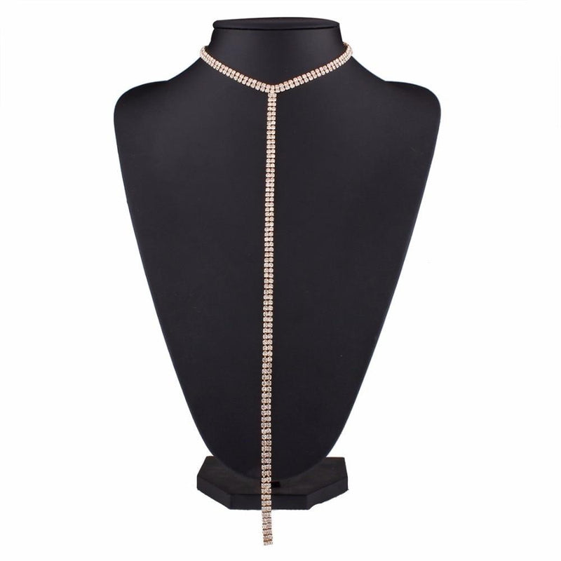 Crystal Luxury Statement Choker Necklace-Necklaces-Arimonz-Arimonz