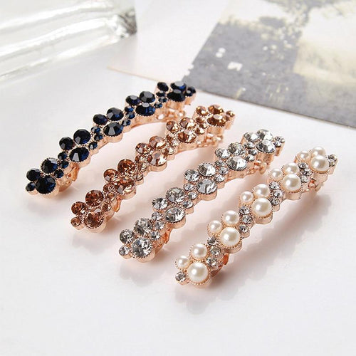 Crystal Pearl Hair Clip-Hair Accessories-Arimonz-Arimonz
