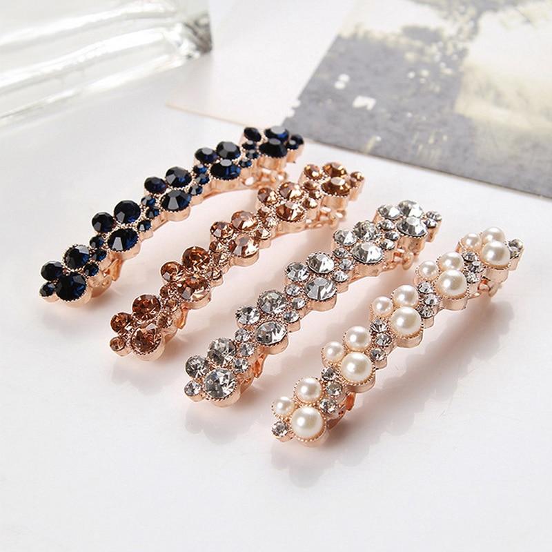 Crystal Pearl Hair Clip-Hair Accessories-Arimonz-Arimonz
