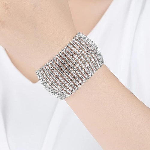 Crystal Rhinestone Jewelry Bracelets-Braceletes-Arimonz-Arimonz