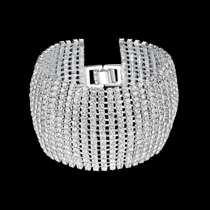 Crystal Rhinestone Jewelry Bracelets-Braceletes-Arimonz-Arimonz