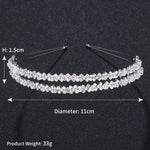 Crystal Rhinestones Hairbands Tiaras Beads Crowns Hair Accessories-Hair Accessories-Arimonz-Arimonz