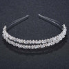 Crystal Rhinestones Hairbands Tiaras Beads Crowns Hair Accessories-Hair Accessories-Arimonz-Silver Color-Arimonz