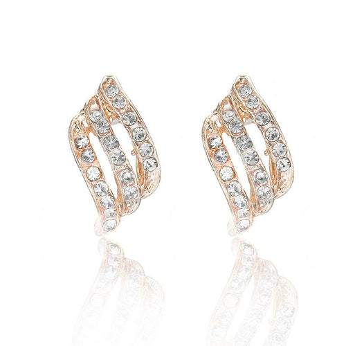 Crystal Stud Earrings-Earrings-Arimonz-Arimonz