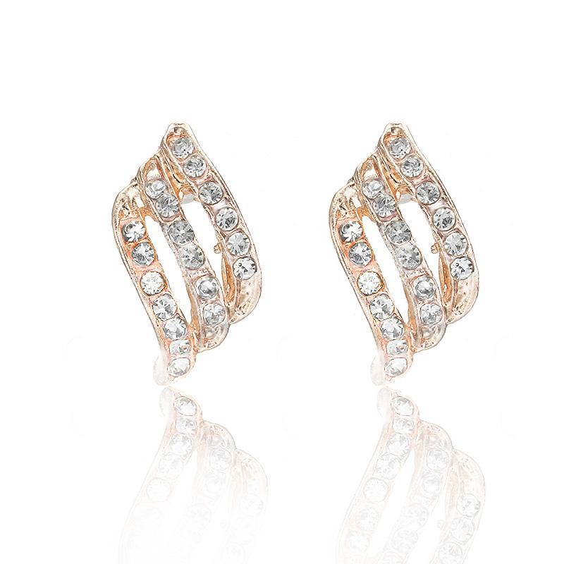 Crystal Stud Earrings-Earrings-Arimonz-Arimonz