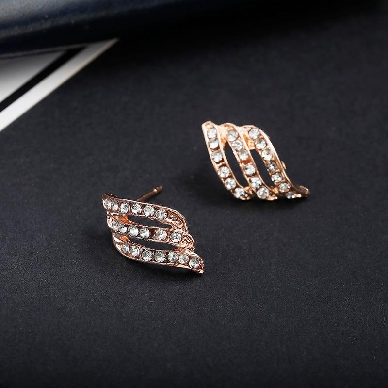 Crystal Stud Earrings-Earrings-Arimonz-Arimonz