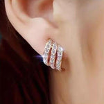 Crystal Stud Earrings-Earrings-Arimonz-Arimonz