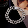 Cuban Link Chain Anklet Bracelet For Women Rhinestone Anklets-Anklets-Arimonz-Arimonz
