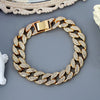 Cuban Link Chain Anklet Bracelet For Women Rhinestone Anklets-Anklets-Arimonz-Arimonz