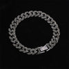 Curb Ankle Bracelet Jewelry Cuban Chain Bling Foot Anklet-Anklets-Arimonz-Black Gun Plated-Arimonz
