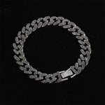 Curb Ankle Bracelet Jewelry Cuban Chain Bling Foot Anklet-Anklets-Arimonz-Black Gun Plated-Arimonz