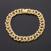 Curb Ankle Bracelet Jewelry Cuban Chain Bling Foot Anklet-Anklets-Arimonz-Gold-color-Arimonz