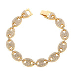 Curb Ankle Bracelet Jewelry Cuban Chain Bling Foot Anklet-Anklets-Arimonz-Gold Different Style-Arimonz