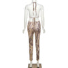 Cut Out Aesthetic Print Jumpsuit Women Backless Bandage Outfits-Night Out Jumpsuits & Rompers-Arimonz-Arimonz