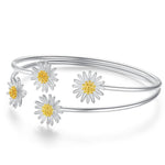 Daisy Charm Bangle-Braceletes-Arimonz-Arimonz