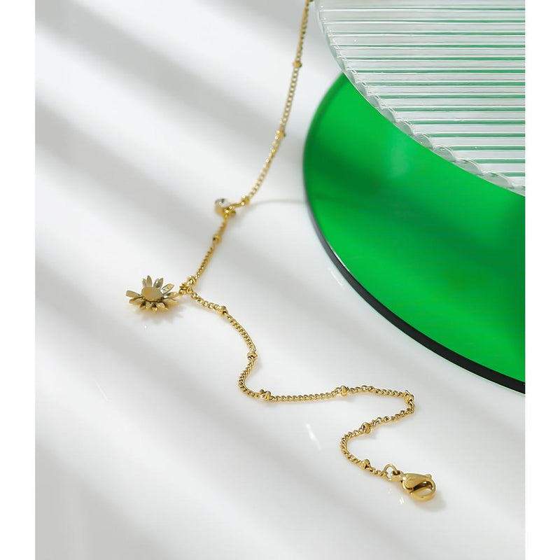 Daisy Charm Chain Anklet for Women Trendy Jewelry-Anklets-Arimonz-Arimonz
