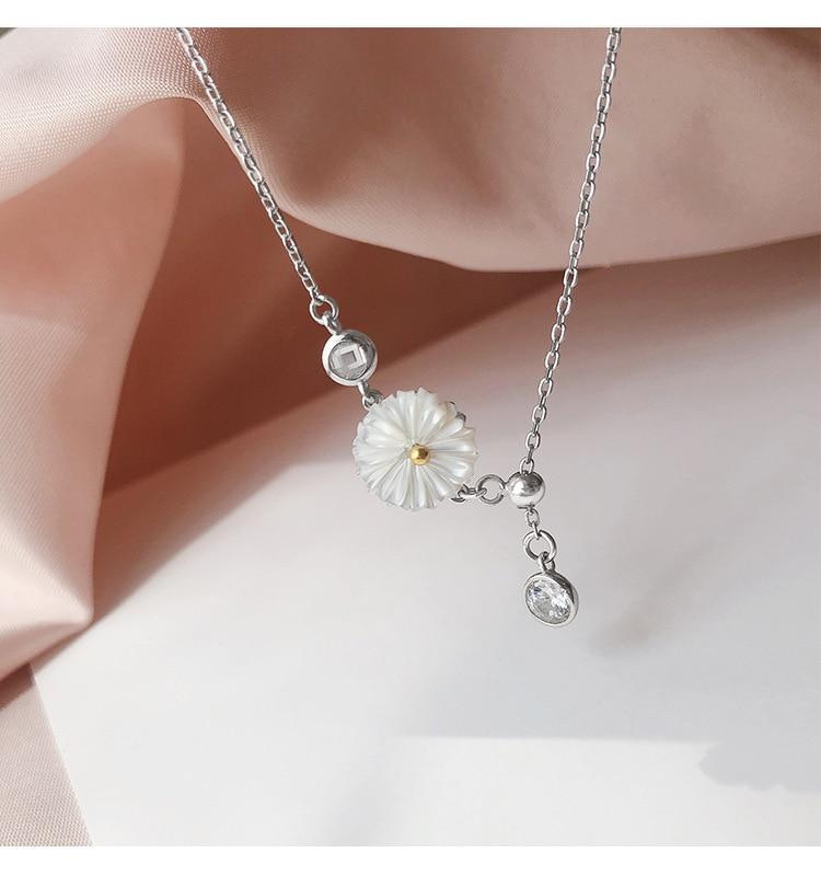 Daisy Crystal Round Charm Bracelet-Braceletes-Arimonz-Arimonz