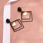 Dangle Drop Earrings-Earrings-Arimonz-B Black-Arimonz