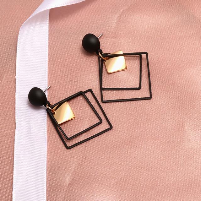 Dangle Drop Earrings-Earrings-Arimonz-B Black-Arimonz