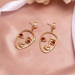 Dangle Drop Earrings-Earrings-Arimonz-D Brown-Arimonz