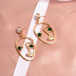 Dangle Drop Earrings-Earrings-Arimonz-D Green-Arimonz