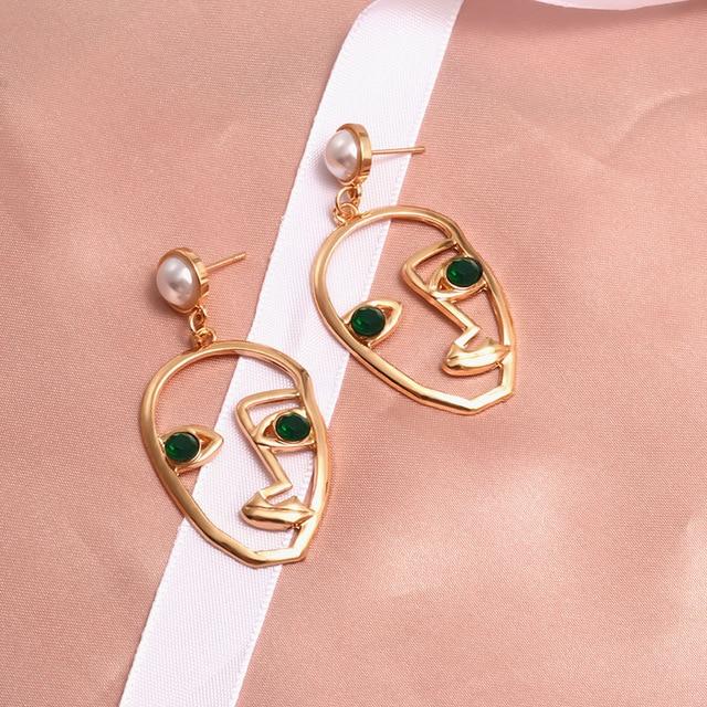 Dangle Drop Earrings-Earrings-Arimonz-D Green-Arimonz