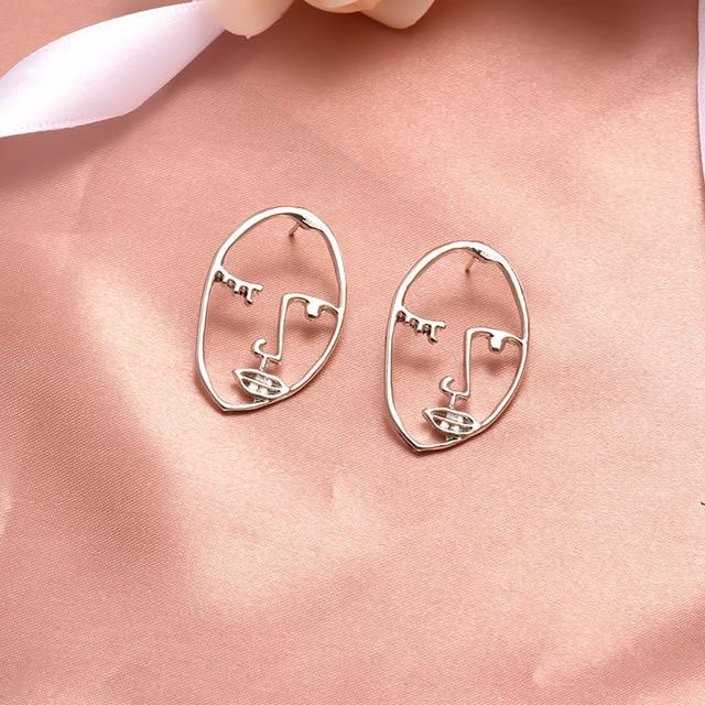 Dangle Drop Earrings-Earrings-Arimonz-F Silver-Arimonz