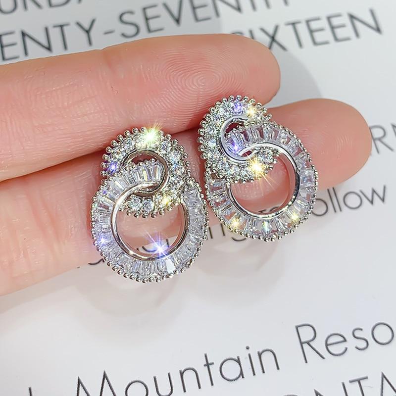Dazzling Stud Earring Fashion Jewelry Women Earrings-Earrings-Arimonz-Arimonz